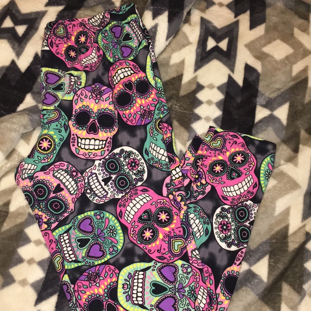 Sugar skull leggings